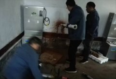 我为师生办实事--总务科给师生安装热水炉